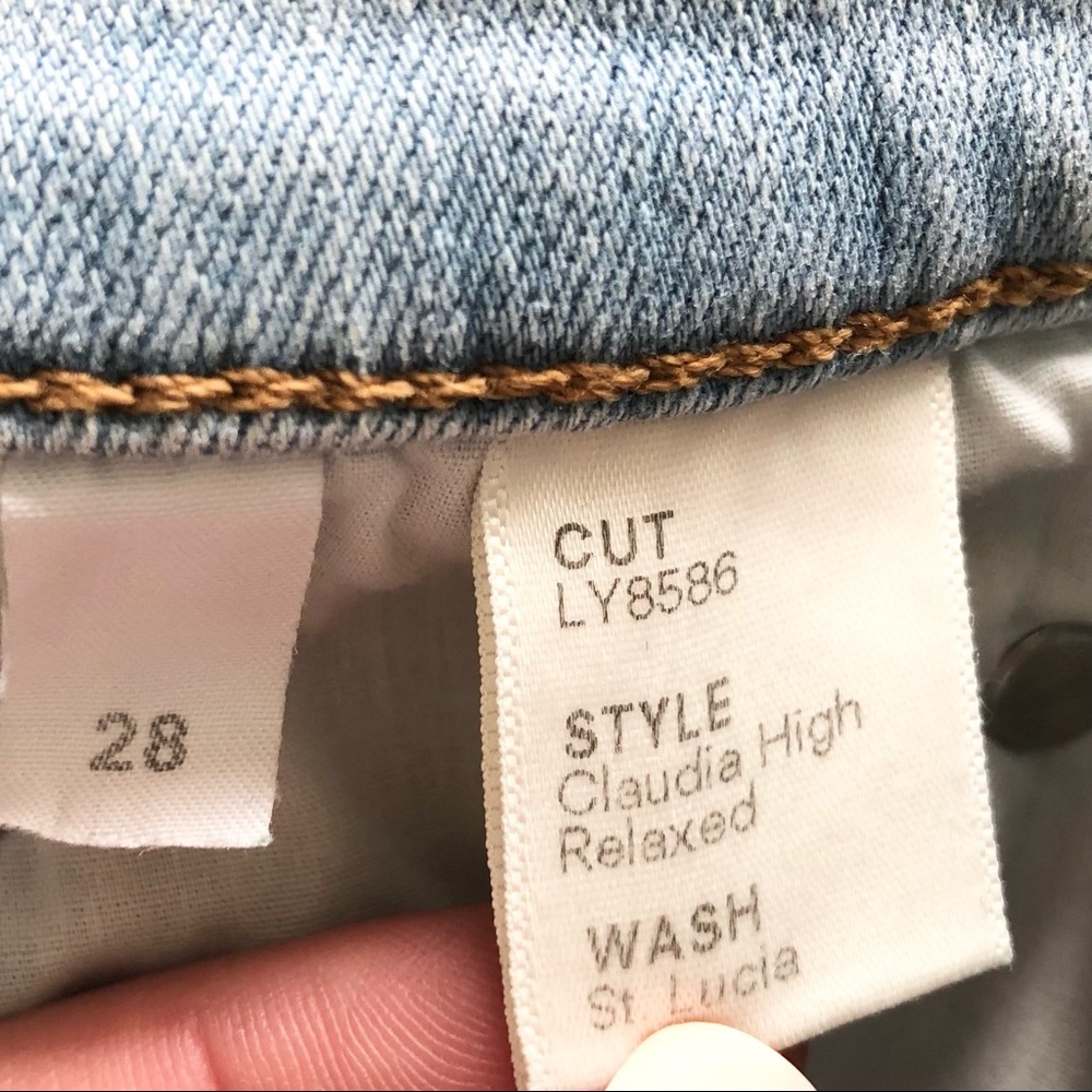 REFORMATION Cynthia High Rise Straight Jeans Size 28 - Picture 4 of 6